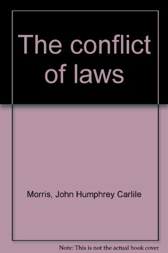 9780420457905: The conflict of laws