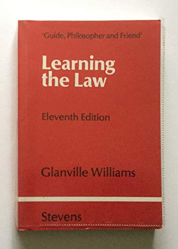 9780420462909: Learning the Law