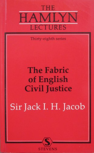 Stock image for The fabric of English civil justice (The Hamlyn lectures) for sale by ThriftBooks-Atlanta