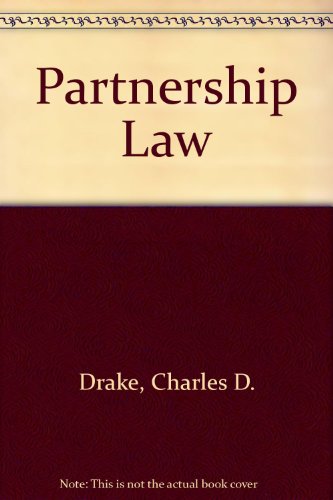 9780421158801: Law of partnership,