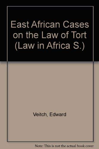 9780421163201: East African Cases on the Law of Tort (Law in Africa S.)