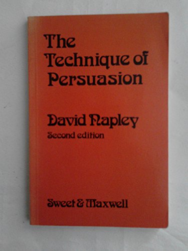 Stock image for Technique of Persuasion for sale by WorldofBooks