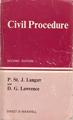 9780421217409: Civil Procedure