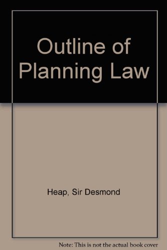 9780421227903: Outline of Planning Law