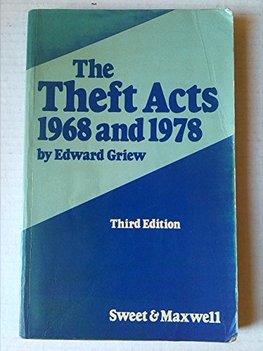 9780421230705: Theft Acts 1968/1978