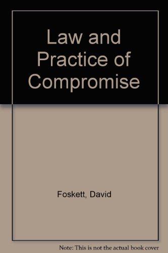 9780421242203: Law and Practice of Compromise