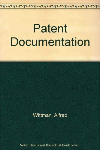 Beispielbild fr Patent Documentation zum Verkauf von The Book Exchange