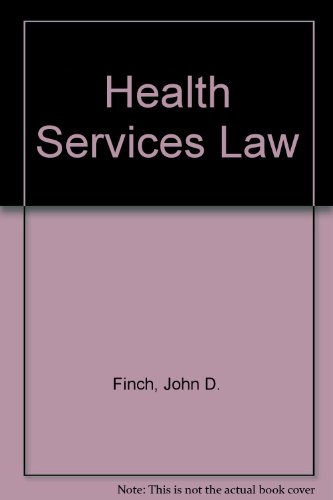9780421264700: Health Services Law