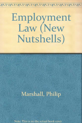 Employment Law (New Nutshells) (9780421265509) by Marshall, Philip