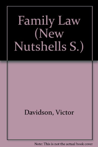 Stock image for Family Law (New Nutshells S.) for sale by AwesomeBooks