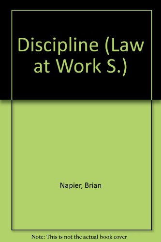 9780421272309: Discipline (Law at Work S.)