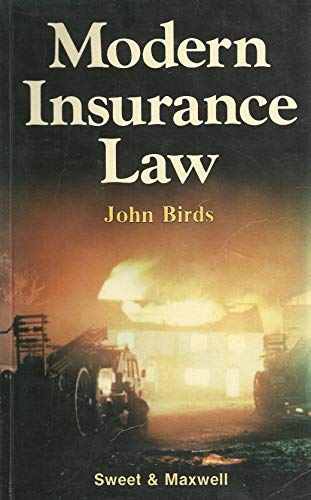 Modern insurance law (9780421277700) by Birds, John: