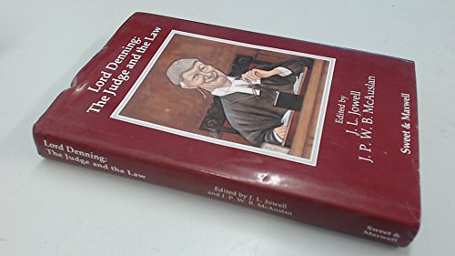 Beispielbild fr Lord Denning: The Judge, the Law zum Verkauf von Reuseabook
