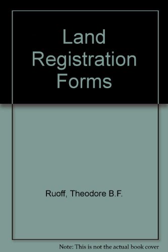 Stock image for Land Registration Forms for sale by Phatpocket Limited