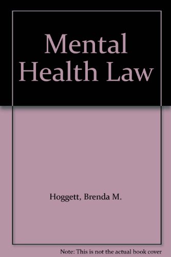 9780421302204: Mental Health Law