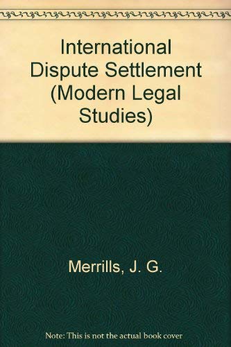 9780421303805: International Dispute Settlement