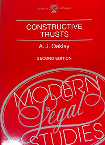 Stock image for Constructive trusts (Modern legal studies) for sale by Blue Vase Books