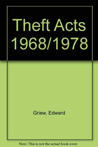 9780421353008: Theft Acts 1968/1978