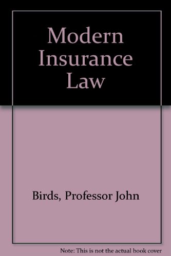 Imagen de archivo de Modern Insurance Law a la venta por AwesomeBooks