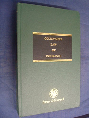 9780421385702: Colinvaux's Law of Insurance