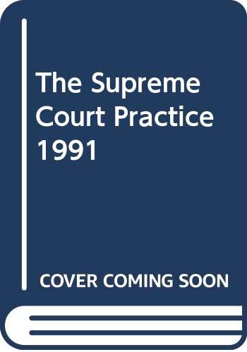 Imagen de archivo de The Supreme Court Practice 1991 a la venta por Phatpocket Limited