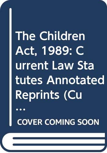 Beispielbild fr The Children Act 1989 zum Verkauf von PsychoBabel & Skoob Books
