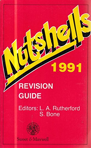 Imagen de archivo de Nutshell Revision Guide 1991 (Nutshells S.) a la venta por Goldstone Books