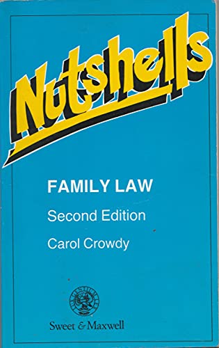 Beispielbild fr Family Law in a Nutshell (Nutshells S.) zum Verkauf von WorldofBooks