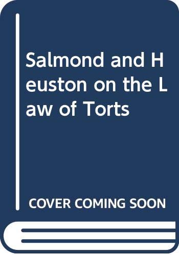 9780421459809: Salmond and Heuston on the law of torts