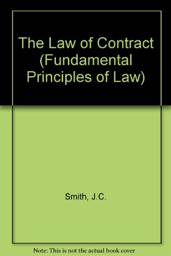 9780421485907: The Law of Contract (Fundamental Principles of Law)