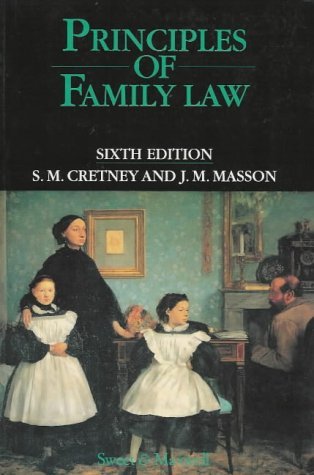Imagen de archivo de Principles of Family Law a la venta por PsychoBabel & Skoob Books