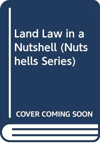 9780421507500: Land Law in a Nutshell (Nutshells Series)