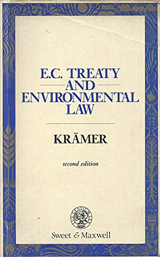 Beispielbild fr EC Treaty and Environmental Law zum Verkauf von Kennys Bookshop and Art Galleries Ltd.