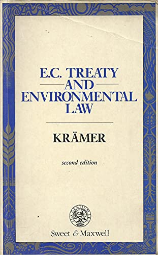 Imagen de archivo de EC Treaty and Environmental Law a la venta por Kennys Bookstore