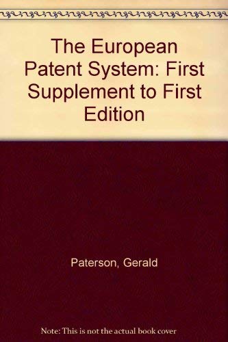 9780421509603: First Supplement to First Edition