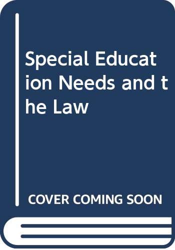 Imagen de archivo de Special Education Needs and the Law a la venta por WorldofBooks