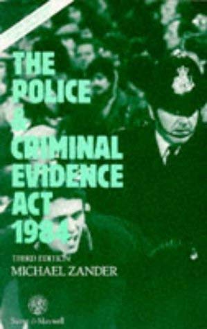 Beispielbild fr The Police and Criminal Evidence Act 1984 zum Verkauf von Anybook.com