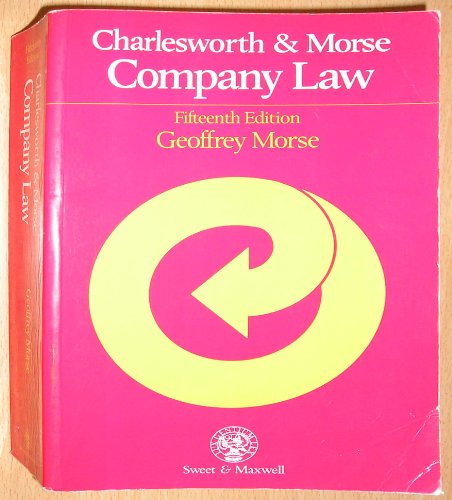Company law (9780421530607) by John Charlesworth