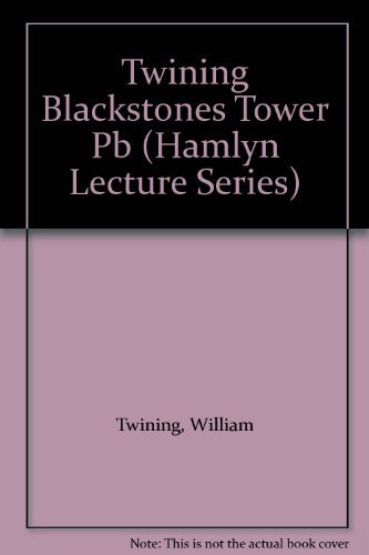 9780421532809: Blackstone's Tower: The English Law School
