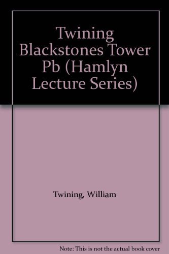 Imagen de archivo de Blackstone's Tower: The English Law School a la venta por WorldofBooks