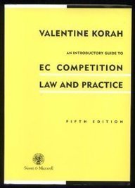 Imagen de archivo de Introductory Guide to Eec Competition Law and Practice a la venta por Better World Books Ltd