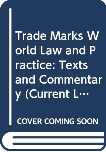 Beispielbild fr The Trade Marks Act 1994 Text and Commentary (Current Law Statutes S.): Texts and Commentary zum Verkauf von WorldofBooks
