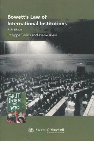 Stock image for Bowett: Law of International Institutions for sale by AwesomeBooks
