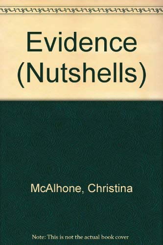 9780421541900: Evidence (Nutshells S.)