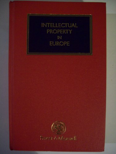 9780421542303: Intellectual Property in Europe
