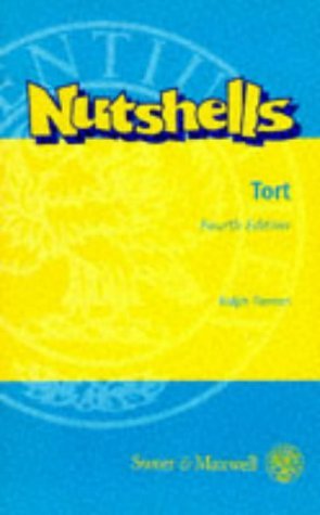 Stock image for Tort Law in a Nutshell (Nutshells) for sale by AwesomeBooks
