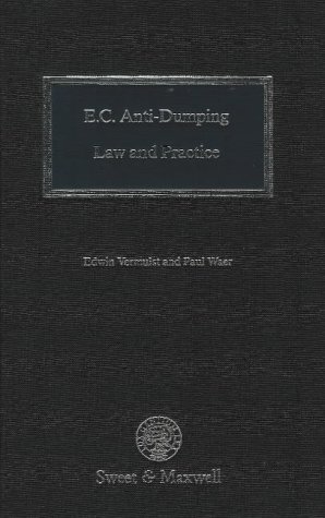 Beispielbild fr E.C. anti-dumping law and practice. zum Verkauf von Kloof Booksellers & Scientia Verlag