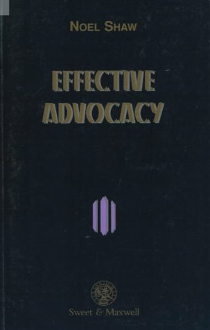 Stock image for Effective Advocacy (Legal Skills) for sale by WorldofBooks