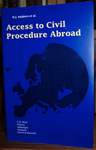 9780421569409: Access to Civil Procedure Abroad