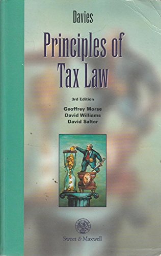 9780421570900: Principles of Tax Law